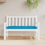 Cojín de banco de jardín tela Oxford azul 120x50x7 cm de , Cojines para sillas y sofás - Ref: Foro24-361587, Precio: 28,41 €,...