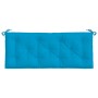 Cojín de banco de jardín tela Oxford azul 120x50x7 cm de , Cojines para sillas y sofás - Ref: Foro24-361587, Precio: 28,41 €,...