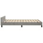 Estructura cama con cabecero terciopelo gris claro 120x190 cm de , Camas y somieres - Ref: Foro24-3270578, Precio: 168,26 €, ...