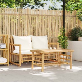 Juego de sofás de jardín con cojines 2 piezas bambú de , Conjuntos de jardín - Ref: Foro24-365870, Precio: 242,04 €, Descuent...