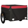 Remolque para bicicleta hierro negro y rojo 45 kg de , Remolques para bicicletas - Ref: Foro24-94083, Precio: 104,41 €, Descu...