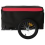 Remolque para bicicleta hierro negro y rojo 45 kg de , Remolques para bicicletas - Ref: Foro24-94083, Precio: 104,41 €, Descu...
