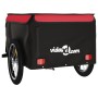 Remolque para bicicleta hierro negro y rojo 45 kg de , Remolques para bicicletas - Ref: Foro24-94083, Precio: 104,41 €, Descu...