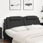Cabecero de cama acolchado cuero sintético negro 180 cm de , Cabeceros y pies de cama - Ref: Foro24-374804, Precio: 54,44 €, ...