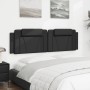 Cabecero de cama acolchado cuero sintético negro 180 cm de , Cabeceros y pies de cama - Ref: Foro24-374804, Precio: 54,44 €, ...