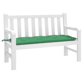 Cojín de banco de jardín tela Oxford verde 120x50x7 cm de , Cojines para sillas y sofás - Ref: Foro24-361588, Precio: 28,10 €...