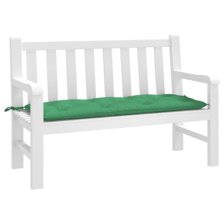 Cojín de banco de jardín tela Oxford verde 120x50x7 cm de , Cojines para sillas y sofás - Ref: Foro24-361588, Precio: 28,10 €...