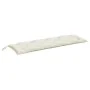 Cojín para banco de jardín tela crema melange 150x50x7 cm de , Cojines para sillas y sofás - Ref: Foro24-4002555, Precio: 31,...