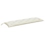 Cojín para banco de jardín tela crema melange 150x50x7 cm de , Cojines para sillas y sofás - Ref: Foro24-4002555, Precio: 32,...