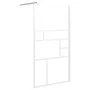 Mampara de ducha accesible vidrio ESG blanco 115x195 cm de , Paredes y mamparas de ducha - Ref: Foro24-151871, Precio: 162,18...