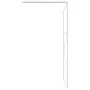 Mampara de ducha accesible vidrio ESG blanco 115x195 cm de , Paredes y mamparas de ducha - Ref: Foro24-151871, Precio: 162,18...