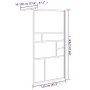 Mampara de ducha accesible vidrio ESG blanco 115x195 cm de , Paredes y mamparas de ducha - Ref: Foro24-151871, Precio: 162,18...