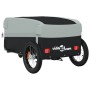 Remolque para bicicleta hierro negro y gris 30 kg de , Remolques para bicicletas - Ref: Foro24-94056, Precio: 84,13 €, Descue...