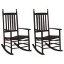 Mecedoras con asiento curvo 2 uds madera álamo maciza marrón de , Sillas de jardín - Ref: Foro24-3281587, Precio: 269,04 €, D...