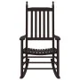 Mecedoras con asiento curvo 2 uds madera álamo maciza marrón de , Sillas de jardín - Ref: Foro24-3281587, Precio: 269,04 €, D...