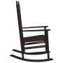 Mecedoras con asiento curvo 2 uds madera álamo maciza marrón de , Sillas de jardín - Ref: Foro24-3281587, Precio: 269,04 €, D...