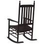Mecedoras con asiento curvo 2 uds madera álamo maciza marrón de , Sillas de jardín - Ref: Foro24-3281587, Precio: 269,04 €, D...