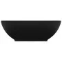 Luxury oval matte black ceramic sink 40x33 cm by vidaXL, Sinks - Ref: Foro24-146931, Price: 72,59 €, Discount: %