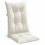 Cojines silla respaldo alto 4 uds tela crema melange 120x50x7cm de , Cojines para sillas y sofás - Ref: Foro24-4002353, Preci...