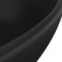 Luxury oval matte black ceramic sink 40x33 cm by vidaXL, Sinks - Ref: Foro24-146931, Price: 72,59 €, Discount: %