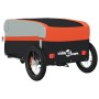Remolque para bicicleta hierro negro y naranja 30 kg de , Remolques para bicicletas - Ref: Foro24-94054, Precio: 84,13 €, Des...