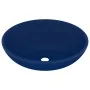 Ovales Luxuswaschbecken aus matt dunkelblauer Keramik, 40 x 33 cm von vidaXL, Sinkt - Ref: Foro24-146924, Preis: 56,16 €, Rab...