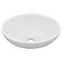 Ovales Luxuswaschbecken aus mattweißer Keramik, 40 x 33 cm von vidaXL, Sinkt - Ref: Foro24-146921, Preis: 83,76 €, Rabatt: %