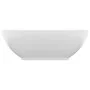Ovales Luxuswaschbecken aus mattweißer Keramik, 40 x 33 cm von vidaXL, Sinkt - Ref: Foro24-146921, Preis: 83,76 €, Rabatt: %