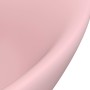 Lavabo lujoso con rebosadero cerámica rosa mate 58,5x39 cm de vidaXL, Lavabos - Ref: Foro24-146933, Precio: 92,69 €, Descuent...