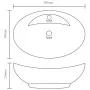 Luxurious sink with matte pink ceramic overflow 58.5x39 cm by vidaXL, Sinks - Ref: Foro24-146933, Price: 85,50 €, Discount: %