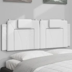 Weißes gepolstertes Bettkopfteil aus Kunstleder, 140 cm von , Kopf- und Fußteile - Ref: Foro24-374791, Preis: 54,93 €, Rabatt: %