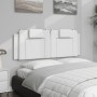 Cabecero de cama acolchado cuero sintético blanco 140 cm de , Cabeceros y pies de cama - Ref: Foro24-374791, Precio: 55,85 €,...