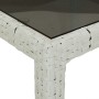 Set comedor jardín 7 pzas cojines ratán sintético vidrio blanco de , Conjuntos de jardín - Ref: Foro24-3278583, Precio: 538,3...