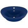 Lavabo lujoso con rebosadero cerámica azul oscuro 58,5x39cm de vidaXL, Lavabos - Ref: Foro24-146935, Precio: 105,71 €, Descue...
