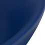 Lavabo lujoso con rebosadero cerámica azul oscuro 58,5x39cm de vidaXL, Lavabos - Ref: Foro24-146935, Precio: 105,71 €, Descue...