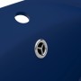 Lavabo lujoso con rebosadero cerámica azul oscuro 58,5x39cm de vidaXL, Lavabos - Ref: Foro24-146935, Precio: 105,71 €, Descue...