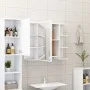 Plywood bathroom mirror cabinet 80x20.5x64 cm by vidaXL, bathroom vanities - Ref: Foro24-802606, Price: 69,64 €, Discount: %