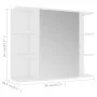 Plywood bathroom mirror cabinet 80x20.5x64 cm by vidaXL, bathroom vanities - Ref: Foro24-802606, Price: 69,64 €, Discount: %