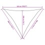 Toldo de vela poliéster oxford 100% gris claro 3x3x4,24 m de , Sombrillas - Ref: Foro24-4000914, Precio: 22,81 €, Descuento: %