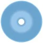 Hellblaues rundes Waschbecken aus Keramik von vidaXL, Sinkt - Ref: Foro24-146978, Preis: 50,35 €, Rabatt: %