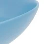 Hellblaues rundes Waschbecken aus Keramik von vidaXL, Sinkt - Ref: Foro24-146978, Preis: 50,35 €, Rabatt: %