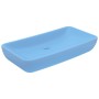 Lavabo de lujo de cerámica rectangular azul claro mate 71x38 cm de vidaXL, Lavabos - Ref: Foro24-146956, Precio: 82,85 €, Des...