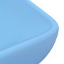 Lavabo de lujo de cerámica rectangular azul claro mate 71x38 cm de vidaXL, Lavabos - Ref: Foro24-146956, Precio: 82,85 €, Des...