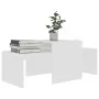 Set de mesas de centro madera contrachapada blanco 100x48x40 cm de vidaXL, Mesas de centro - Ref: Foro24-802912, Precio: 48,7...