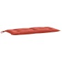 Cojín para banco de jardín tela rojo melange 100x50x7 cm de , Cojines para sillas y sofás - Ref: Foro24-4002537, Precio: 27,1...
