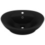 Lavabo lujoso con rebosadero cerámica negro mate 58,5x39 cm de vidaXL, Lavabos - Ref: Foro24-146942, Precio: 87,28 €, Descuen...