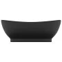 Luxurious sink with matte black ceramic overflow 58.5x39 cm by vidaXL, Sinks - Ref: Foro24-146942, Price: 86,01 €, Discount: %