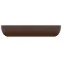 Lavabo de lujo cerámica rectangular marrón oscuro mate 71x38 cm de vidaXL, Lavabos - Ref: Foro24-146962, Precio: 82,10 €, Des...