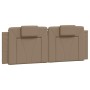 Cabecero de cama acolchado cuero sintético capuchino 140 cm de , Cabeceros y pies de cama - Ref: Foro24-374794, Precio: 48,11...