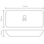 Lavabo de lujo cerámica rectangular marrón oscuro mate 71x38 cm de vidaXL, Lavabos - Ref: Foro24-146962, Precio: 82,10 €, Des...